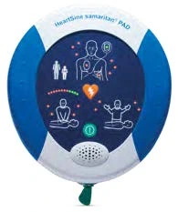 Originalabbildung: HeartSine samaritan PAD 500P. Lieferumfang gemäß Artikelbeschreibung.