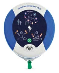 Originalabbildung: HeartSine samaritan PAD 360P. Lieferumfang gemäß Artikelbeschreibung.