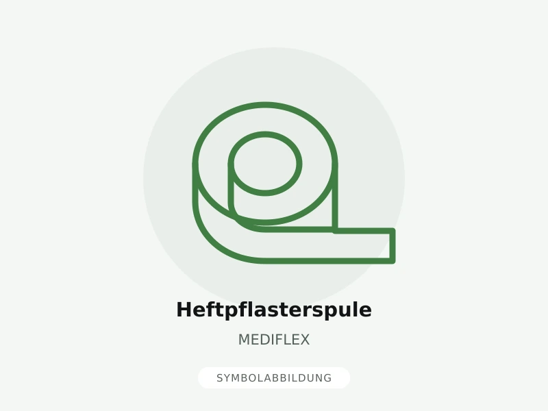 Symbolabbildung: Heftpflasterspule. MEDIFLEX. Keine Produktfotografie; Lieferumfang gemäß Artikelbeschreibung.