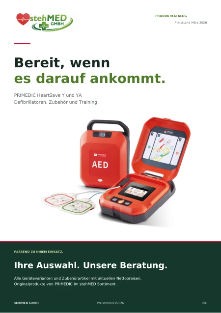 Titelseite: PRIMEDIC HeartSave Y und YA
